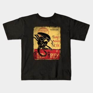 Tournee du xenomorphe noir Kids T-Shirt